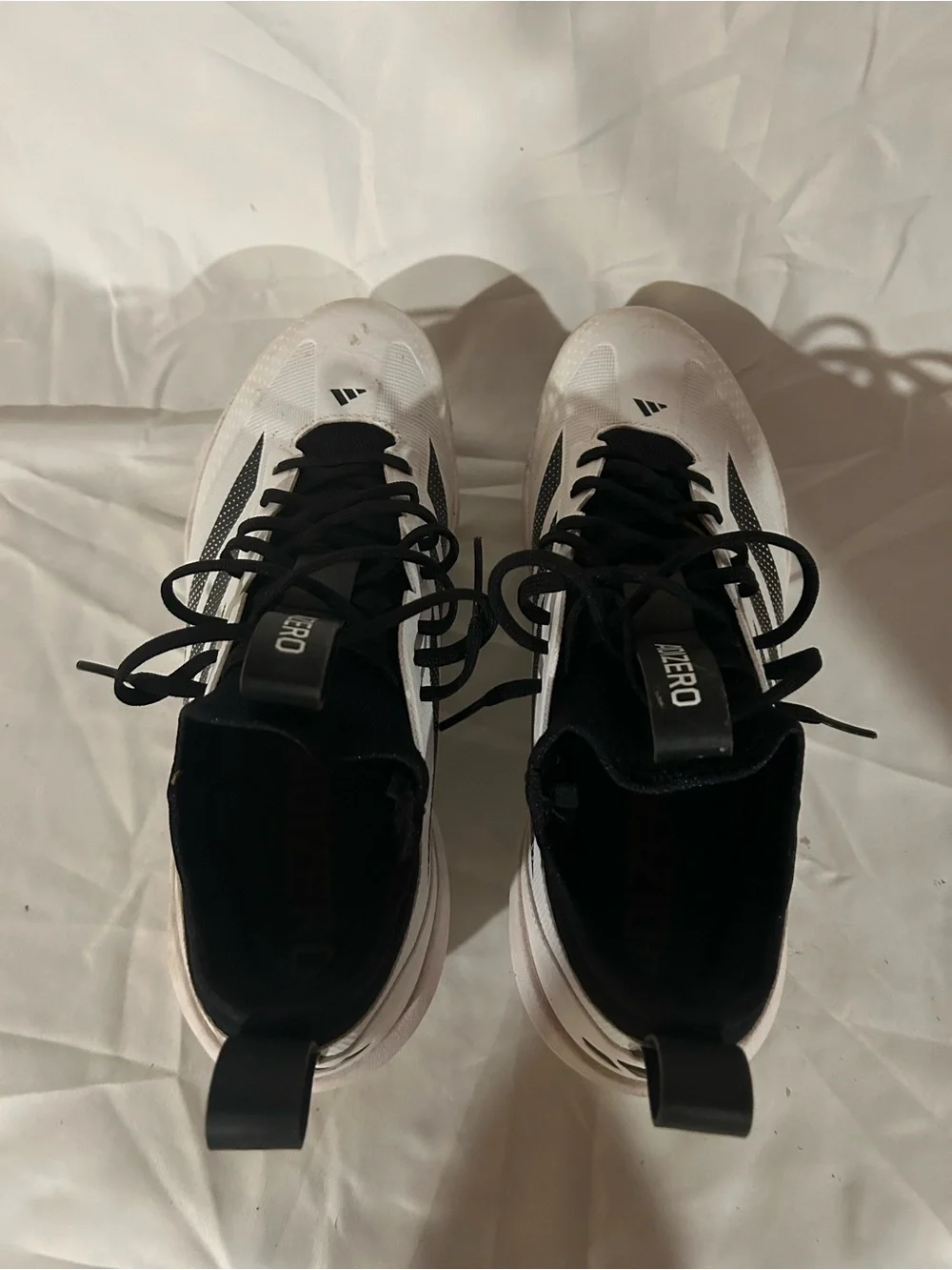 Adidas Adizero Impact 2.0 ‘White/Black’ Metal Baseball Cleats (Size 11)